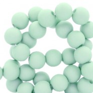 Acrylic beads 4mm Matt Soothing sea blue